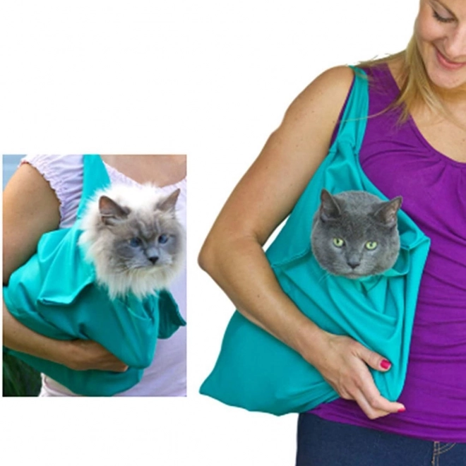 Taske til hund, kat / transportkasse - sort