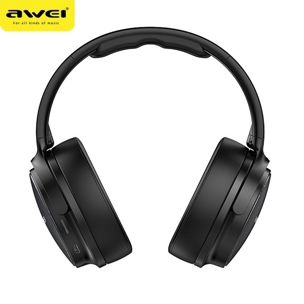 Trådløse Bluetooth-hovedtelefoner Sort