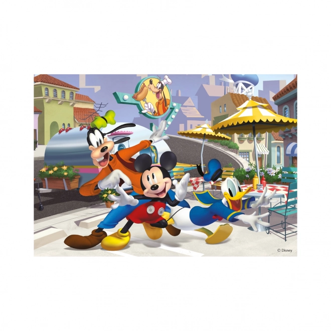 Dino puslespil Mickey og venner