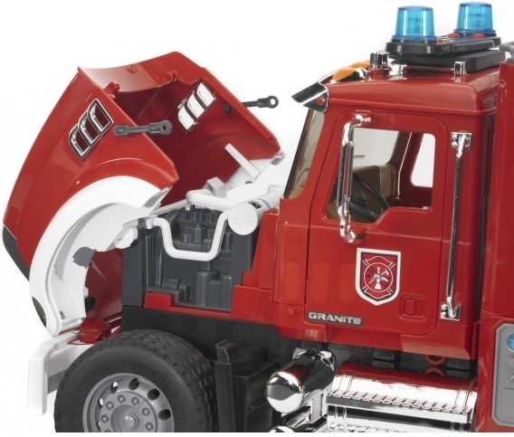 Åbnelige dele og detaljeret motor