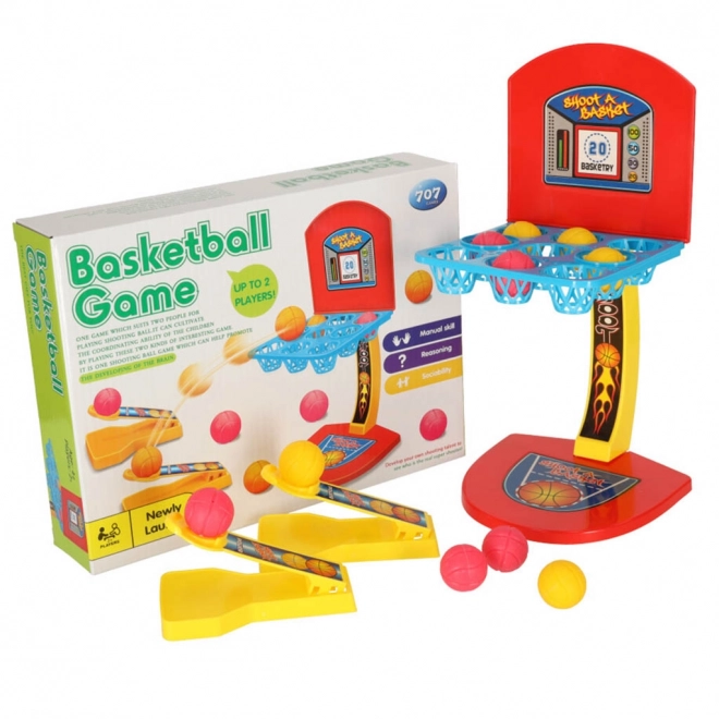 Mini basketballspil til 2 spillere