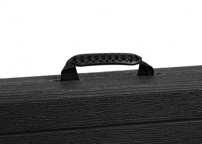 Sammenklappeligt havebord sort 180 cm