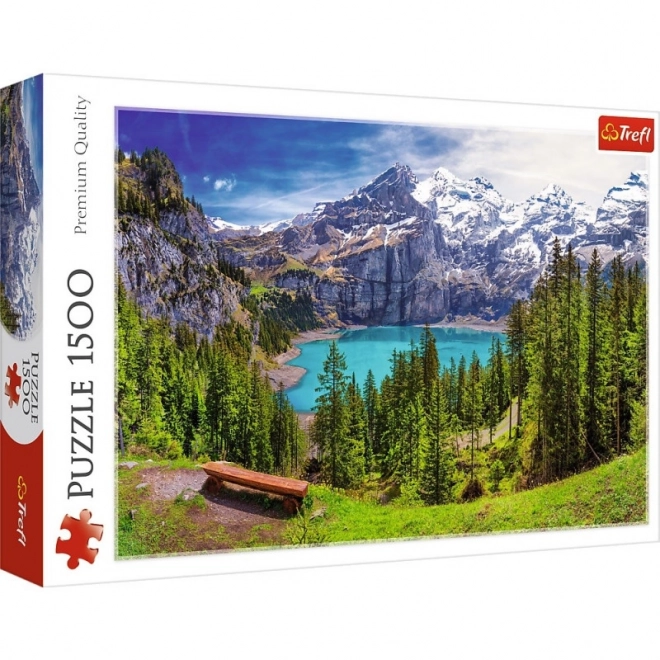 Puslespil Oeschinensee Alperne 1500 brikker