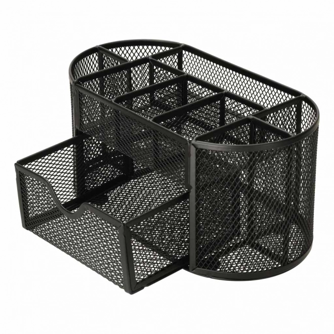 Organisator til bord, metal, med 9 rum