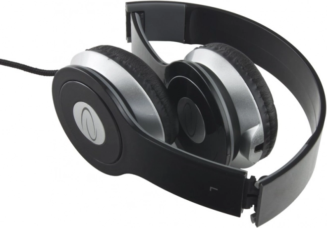 Stereo audio hovedtelefoner Techno sort