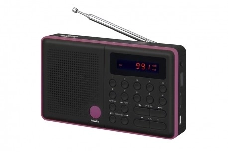 Radio Pliszka USB FM sort