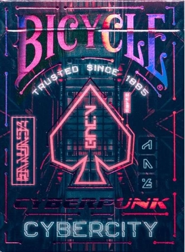 Bicycle Cyberpunk Cyber City spillekort