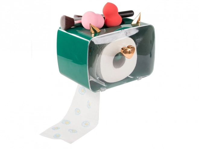 Organisator til toiletpapir med holder til telefon