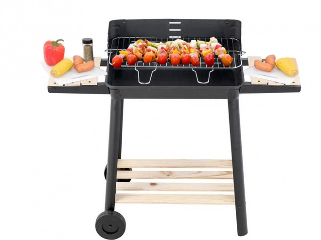 Stor havegrill til trækul
