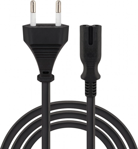 Strømkabel 2-pin 5 m SAVIO CL-185