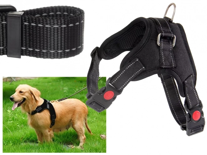 Robust, ikke-tryk hundesele til let håndtering størrelse L