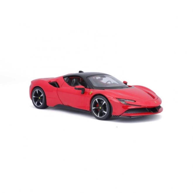 Bburago 1:24 Ferrari Top SF90 Stradale Rød
