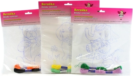 Broderisæt med to motiver