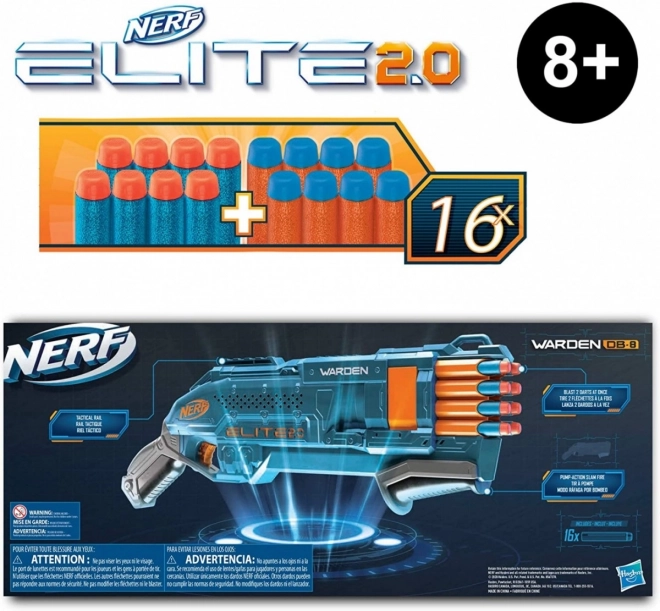 Nerf Elite 2.0 Blaster-kollektion med 16 pile