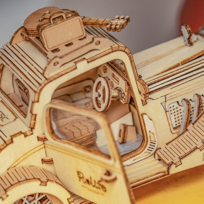 Vintage Automobil - moderne 3D træpuslespil