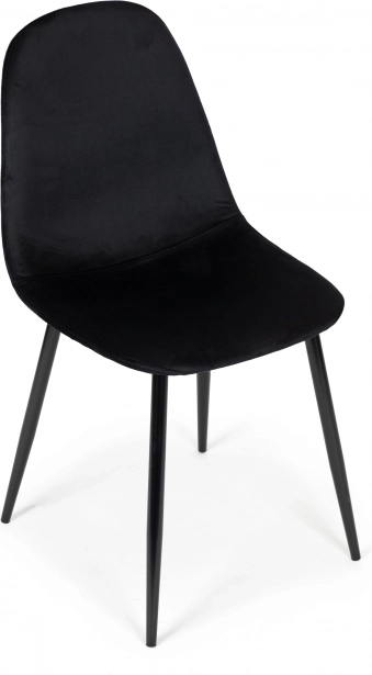 Elegant sort fløjl