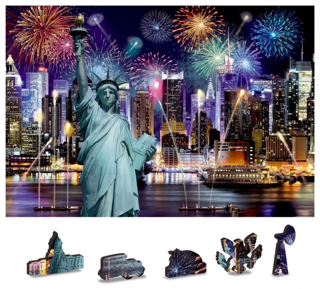 Träpuzzle Nat New York 2i1