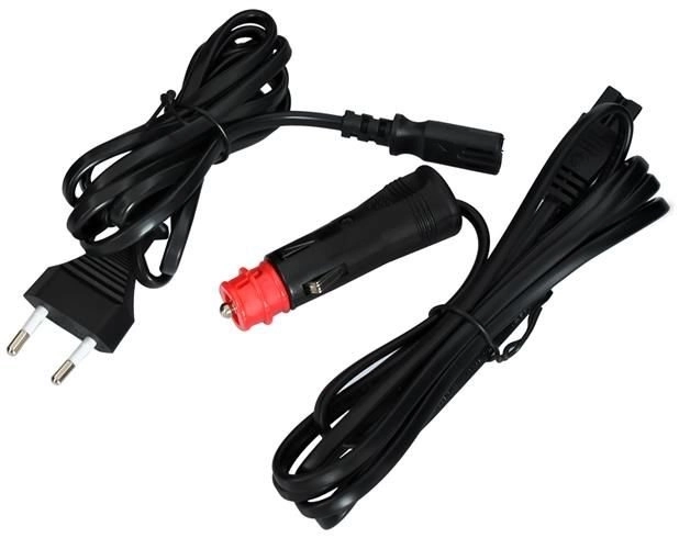 Ruhhy Bærbar sort mini-køleskab 4L 12V/220V