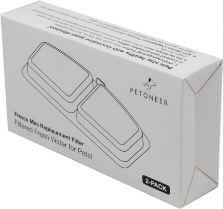 Udskiftningsfiltre til PETONEER Fresco Mini fontæne – 2 stk.