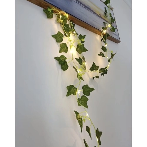 Kunstig efeu med LED-belysning