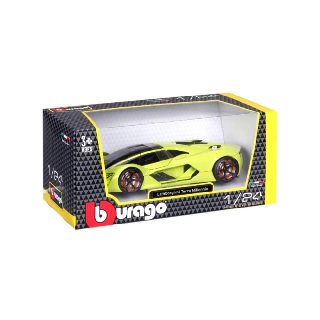 Bburago 1:24 Lamborghini Terzo Millenio Grøn