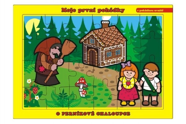 Puslespil Peberkagehus 24 brikker