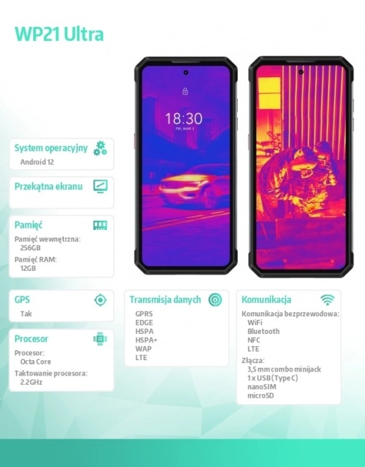 Oukitel WP21 Ultra sort