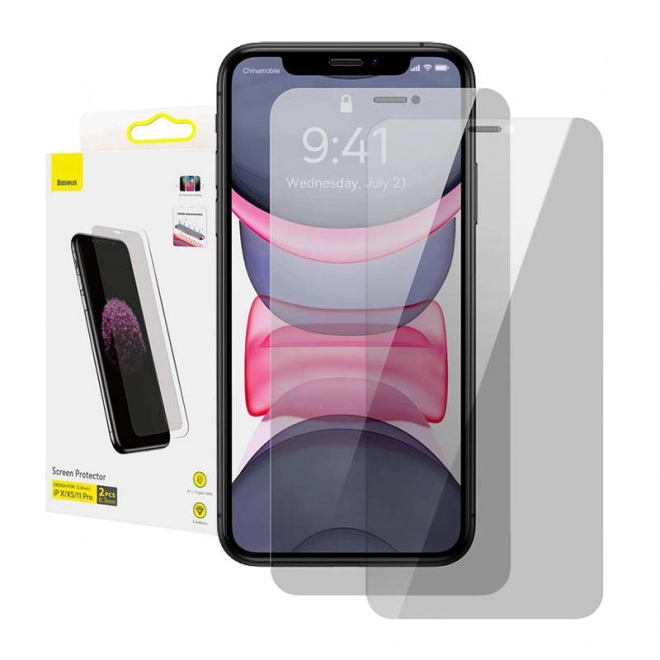 Baseus Hærdet glas til iPhone X/XS/11 Pro