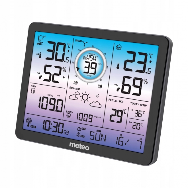 Meteorologisk station med måling af vind og nedbør