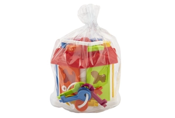 Indsætningshus plast med nøgler