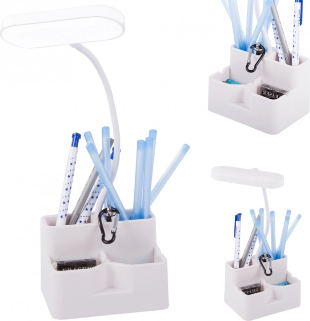 Bordlampe med organizer og 24 LED