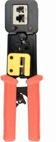 Universal krimptang RJ45/RJ12/RJ11/Pass-Through