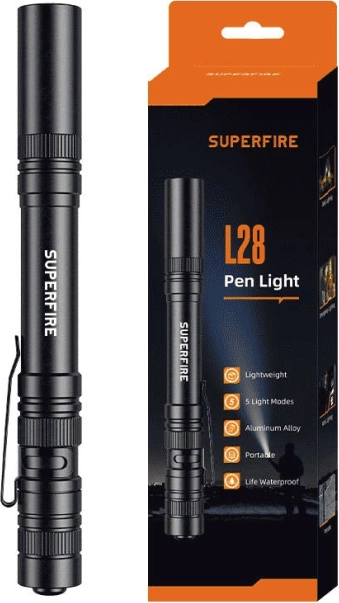 Lommelygte Superfire L28 121 lm, 5 W, rækkevidde 52 m