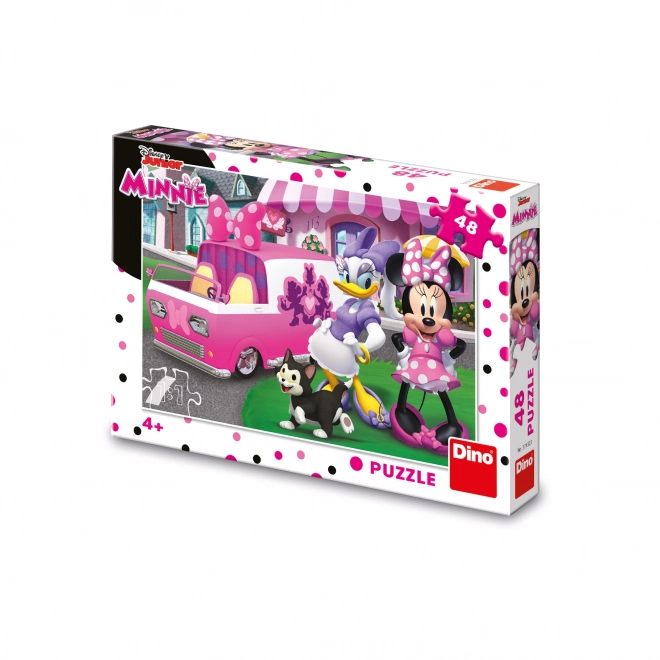 Puslespil Minnie og Daisy 48 stykker