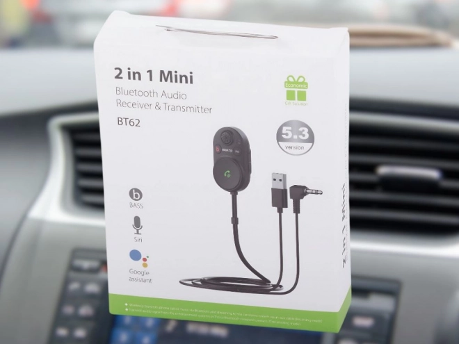 Bluetooth adapter til bilen med basforstærker