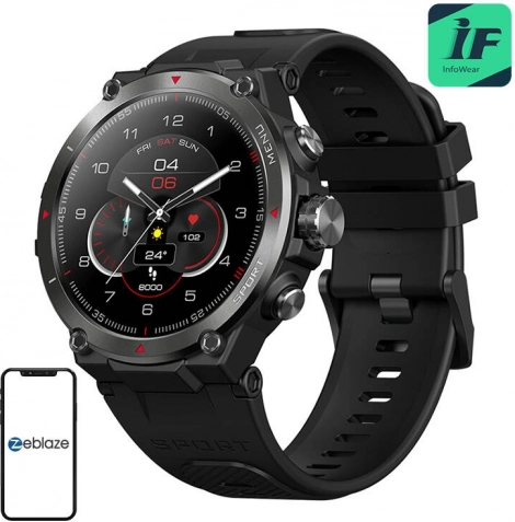 smarte ure zeblaze stratos 2 sort