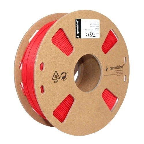Filament til 3D-printere PLA PLUS/1,75 mm/rød