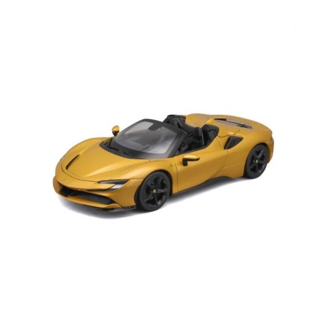 Bburago Ferrari SF90 Spider 1:18 - Gul