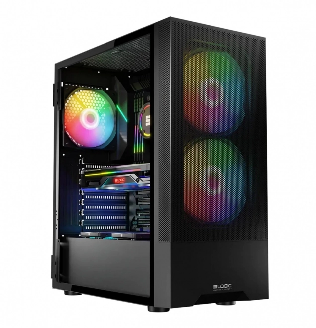 Arya ARGB USB 3.0 Midi Tower sort