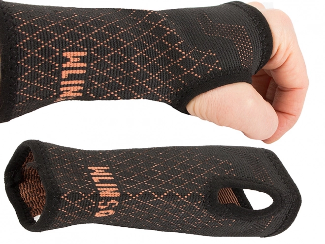 Elastisk håndledsbandage med kobberstøtte