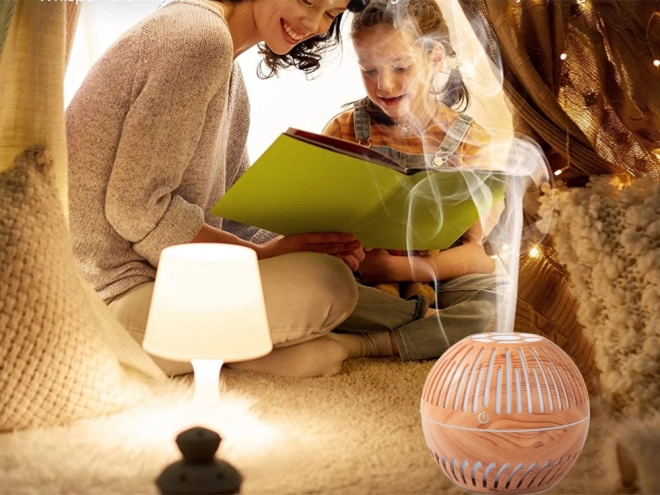 Aroma diffuser og luftfugter med RGB belysning
