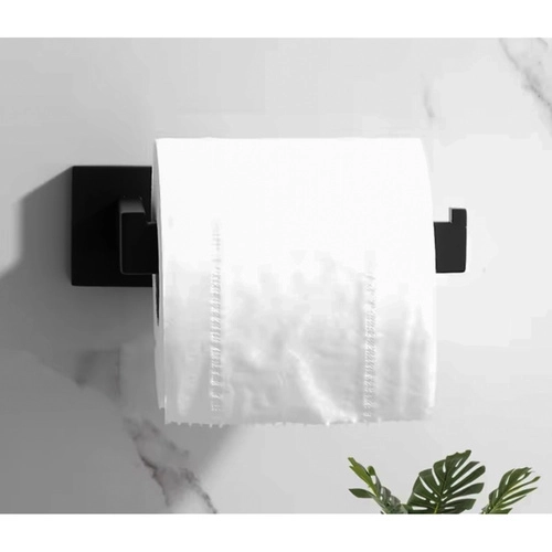 sort loft toiletpapirholder til væg