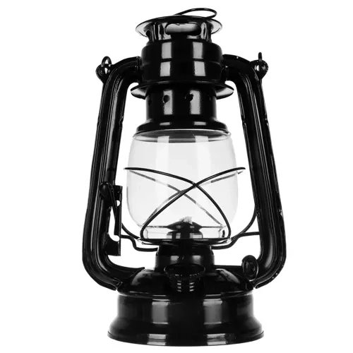 sort olie lampe 24cm