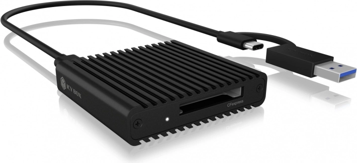CFexpress-kortlæser med USB 3.2 Gen 2, USB‑C og USB‑A