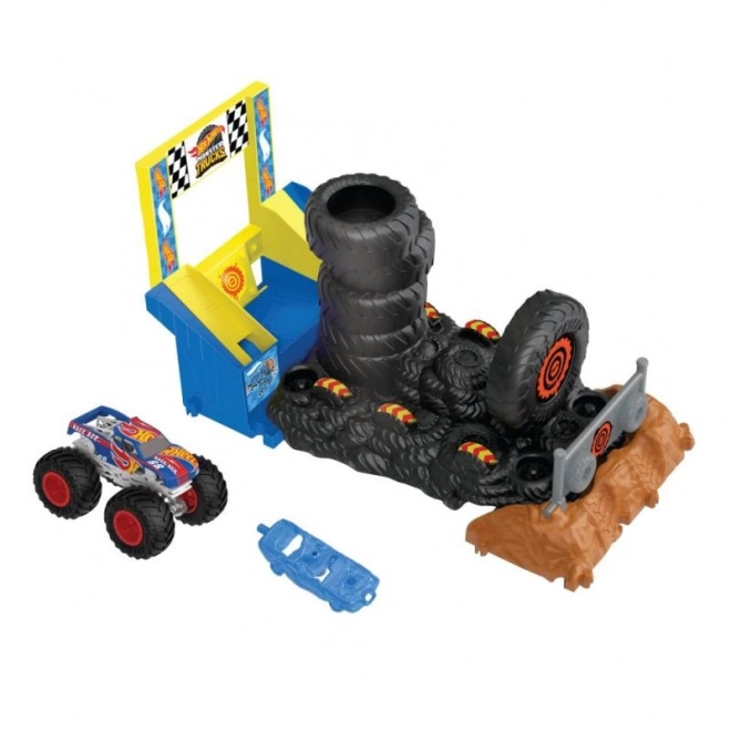 Hot Wheels Monster trucks arena - racerløb udfordring legesæt HNB87 – HW Tiger Shark