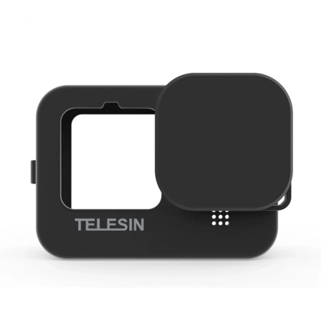 Silikoneetui til GoPro Hero 9, 10, 11, 12 sort