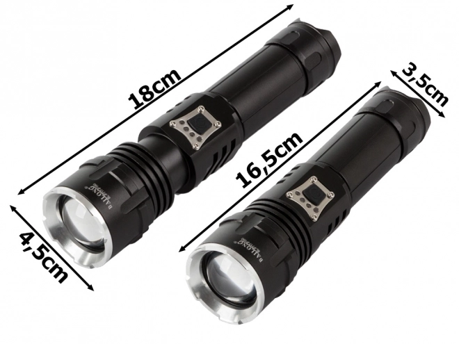 Militær taktisk lommelygte med LED Cree XHP160