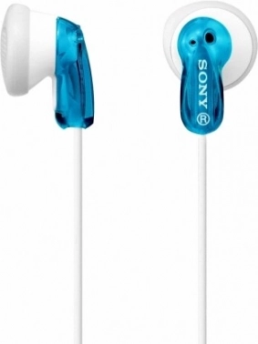 Kablede in-ear hovedtelefoner blå/hvid