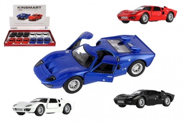 Auto Kinsmart 1966 Ford GT40 MKII metal/plast 13 cm mix farver
