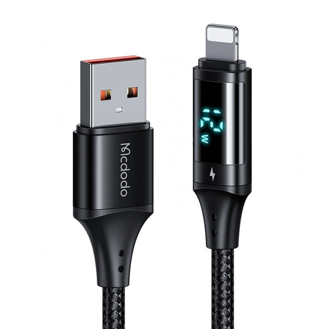 Data kabel med digital display USB til Lightning Mcdodo, 1,2 m